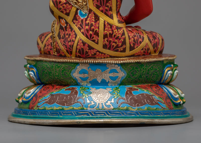 Amitabha Buddha Statue "The Red Buddha" | Exquisite Nepalese Craftsmanship