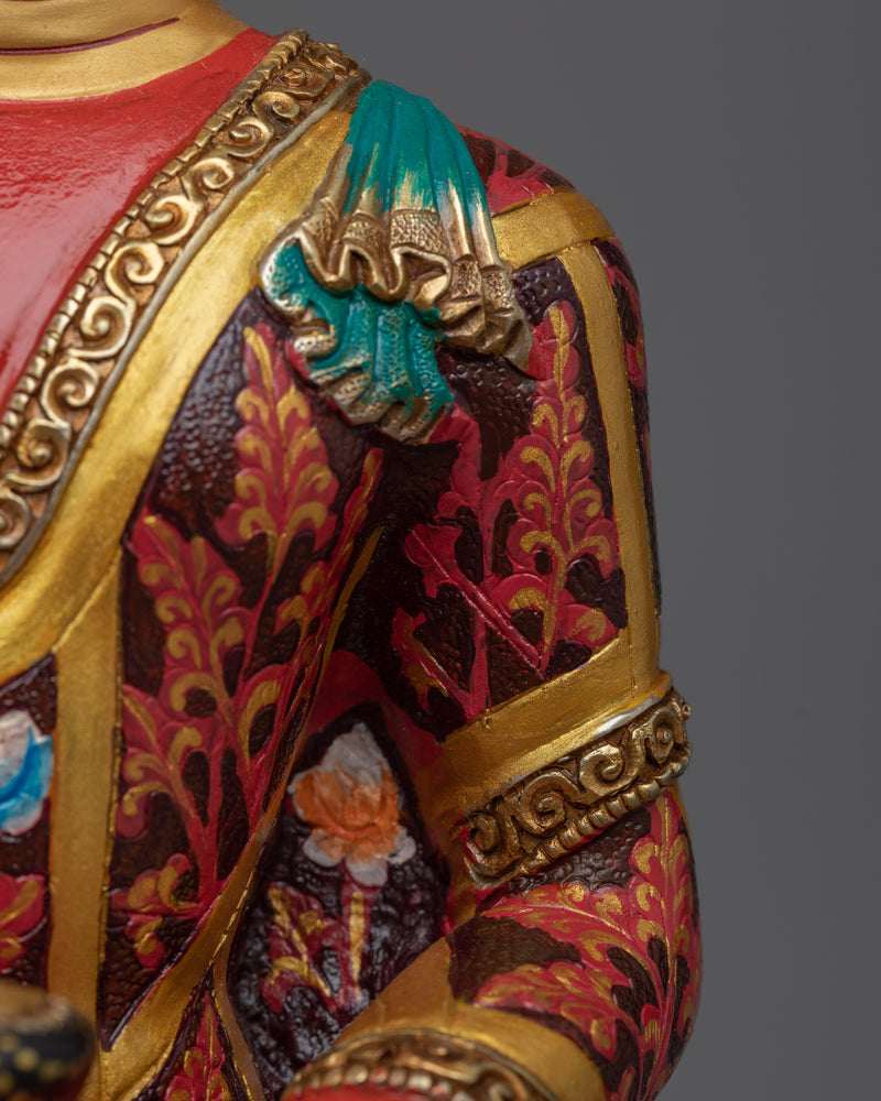 Amitabha Buddha Statue "The Red Buddha" | Exquisite Nepalese Craftsmanship