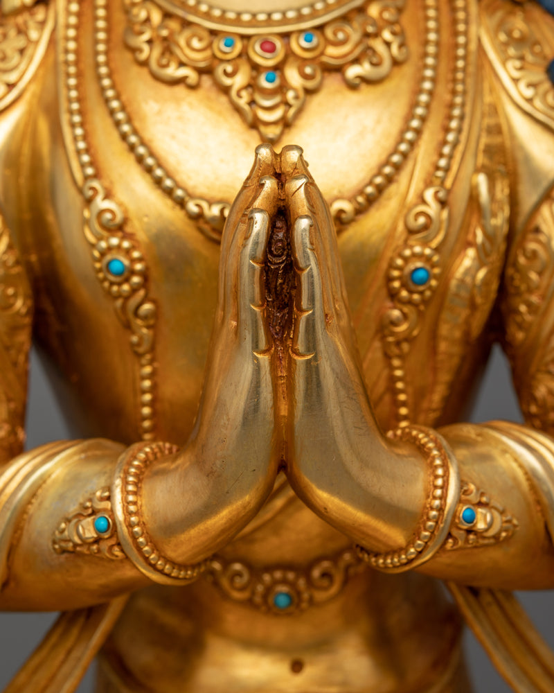 Chenrezig Kwan-Yin Guanyin Buddha Statue | Embrace Compassion with Our Sculpture