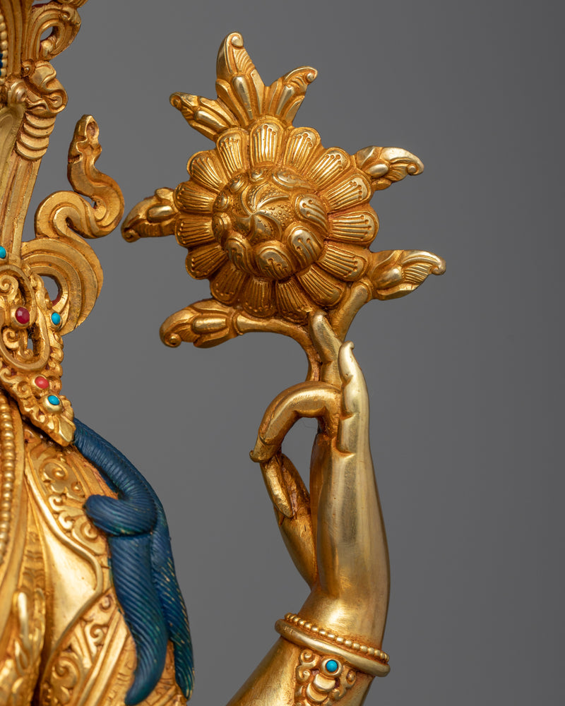 Chenrezig Kwan-Yin Guanyin Buddha Statue | Embrace Compassion with Our Sculpture