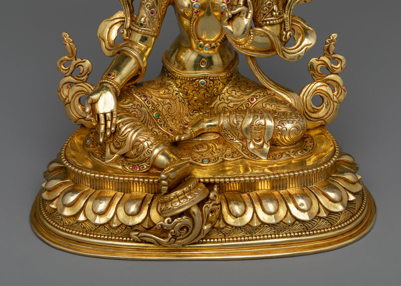 Invite Prosperity with Our Green Tara Tara Statue | Himalayan Art