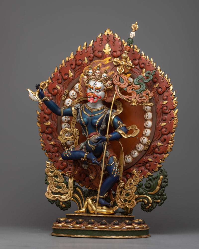 Our Simhamukha Dakini Statue | Traditionally Handcrafted Sculpture