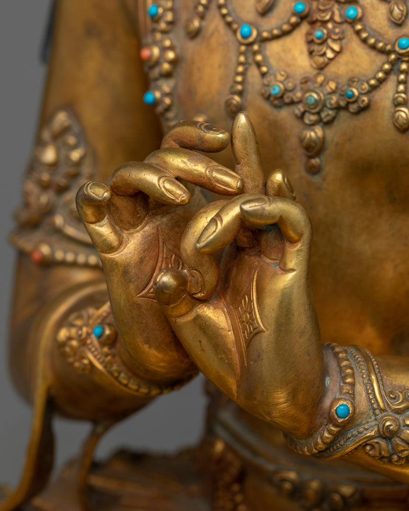 Dhyani Buddha Vairocana Statue | Explore Cosmic Unity with Our Dhyani Buddha Art