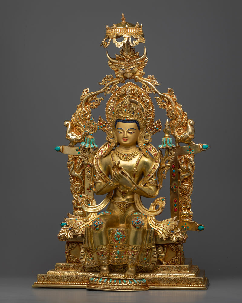 Future Buddha Statue | Embrace Enlightenment with Our Maitreya Buddha Art
