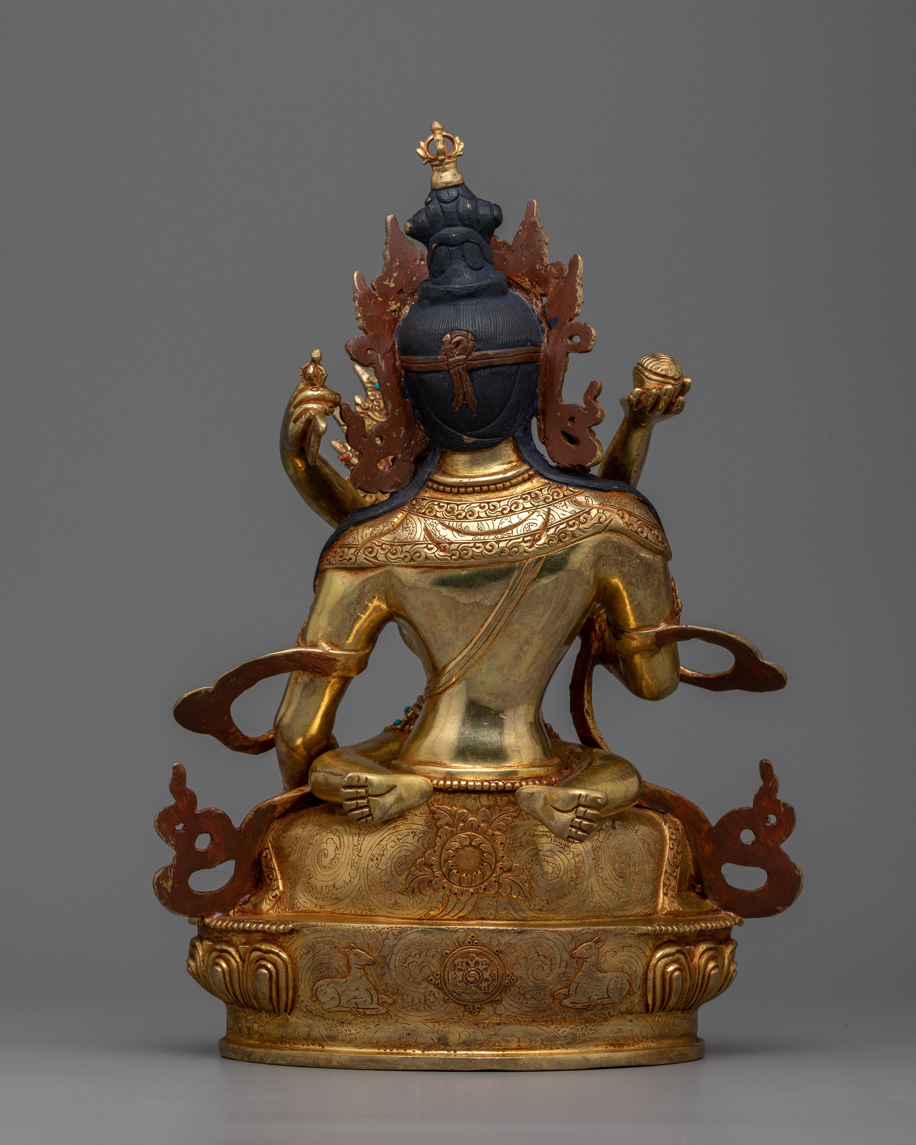 Exquisite Vajrasattva with Consort Statue | Embrace Unity with our Sculpture