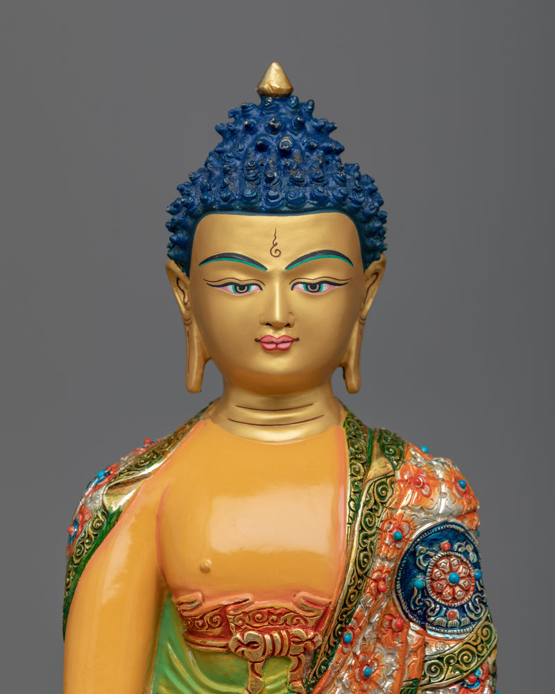 Gautama Buddha Mantra Statue | Immerse Yourself in Spiritual Resonance