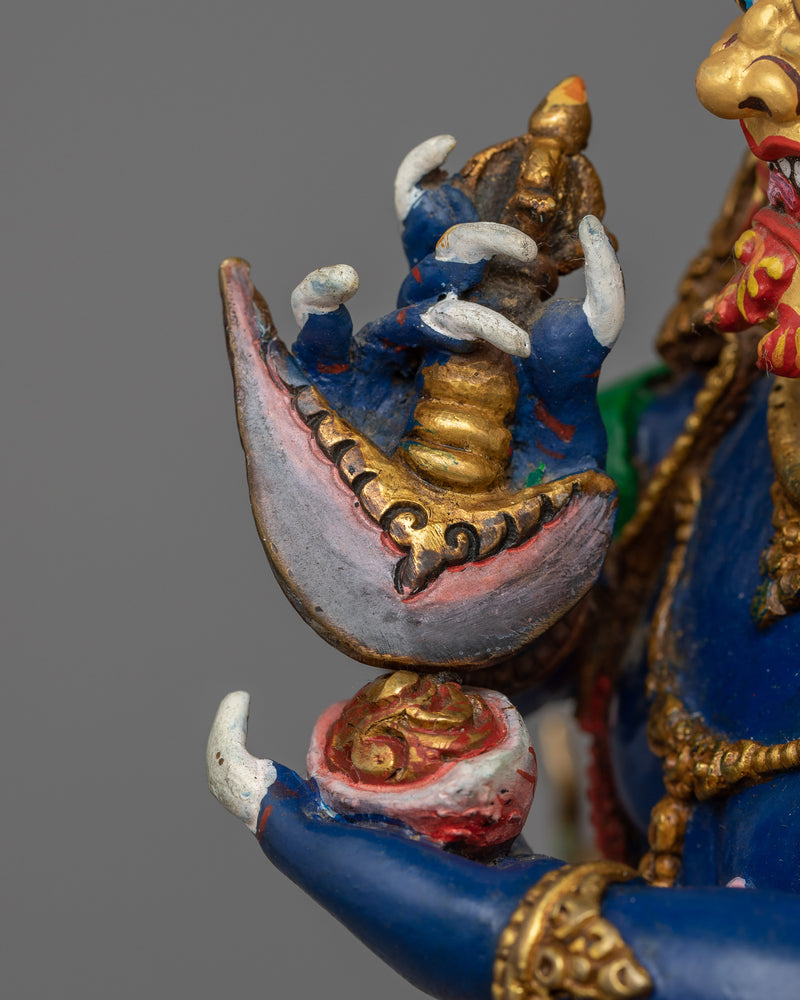 Spiritual Protection with our Sakya Mahakala Mantra Statue | Himalayan Art