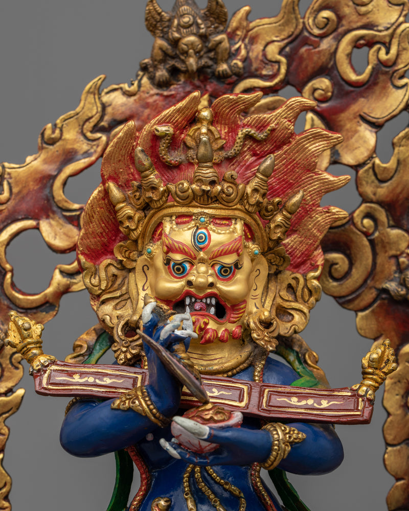 Spiritual Protection with our Sakya Mahakala Mantra Statue | Himalayan Art