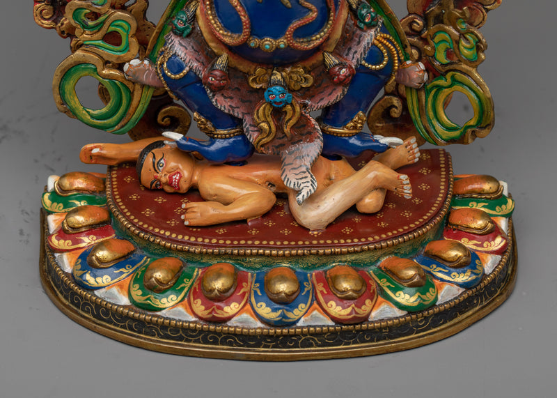 Spiritual Protection with our Sakya Mahakala Mantra Statue | Himalayan Art