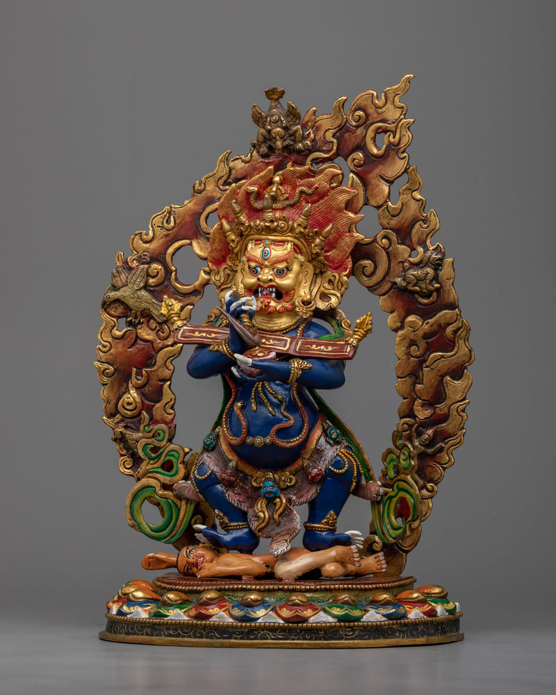 Spiritual Protection with our Sakya Mahakala Mantra Statue | Himalayan Art