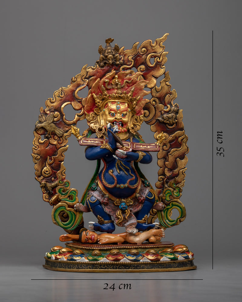 Spiritual Protection with our Sakya Mahakala Mantra Statue | Himalayan Art