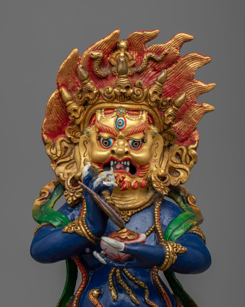 Spiritual Protection with our Sakya Mahakala Mantra Statue | Himalayan Art