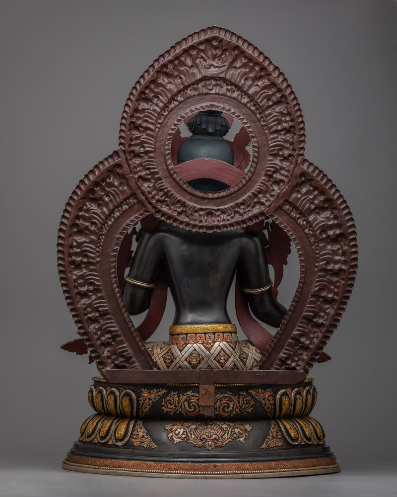 Majestic Statue of Green Tara | Embrace Spiritual Harmony