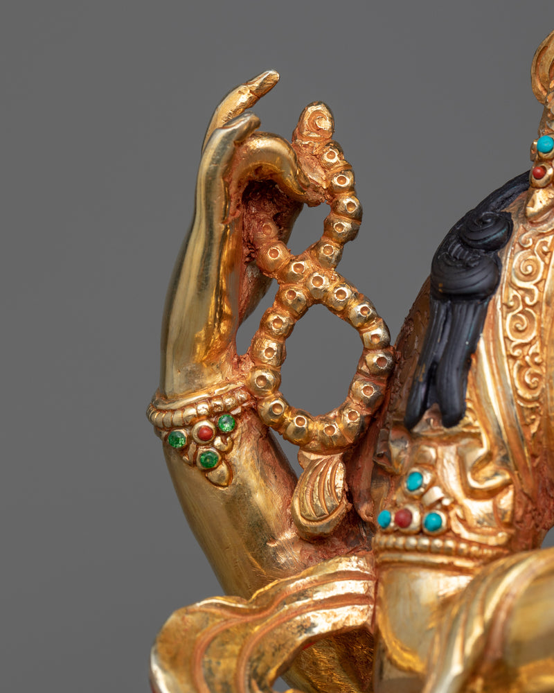 4-Armed Chenrezig Sadhana Statue | Enhance Your Spiritual Journey