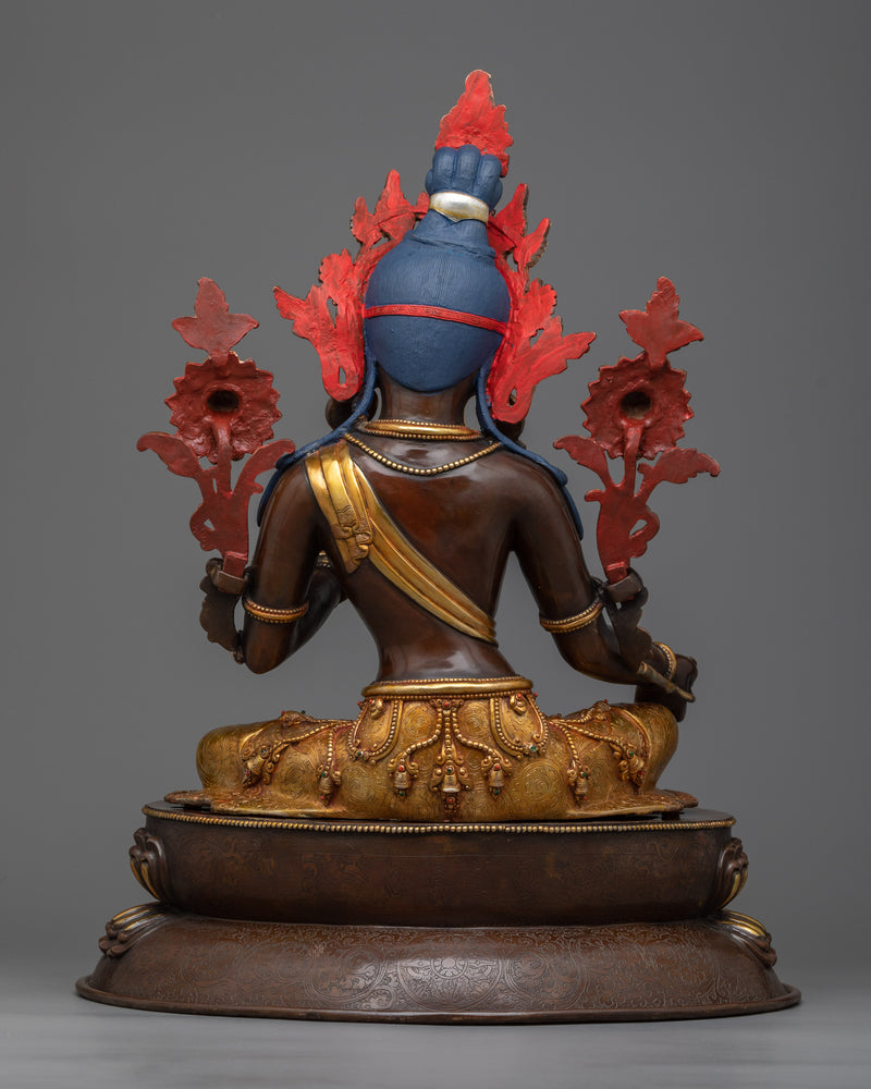 Green Tara Tara Statue | Invite Compassion and Protection