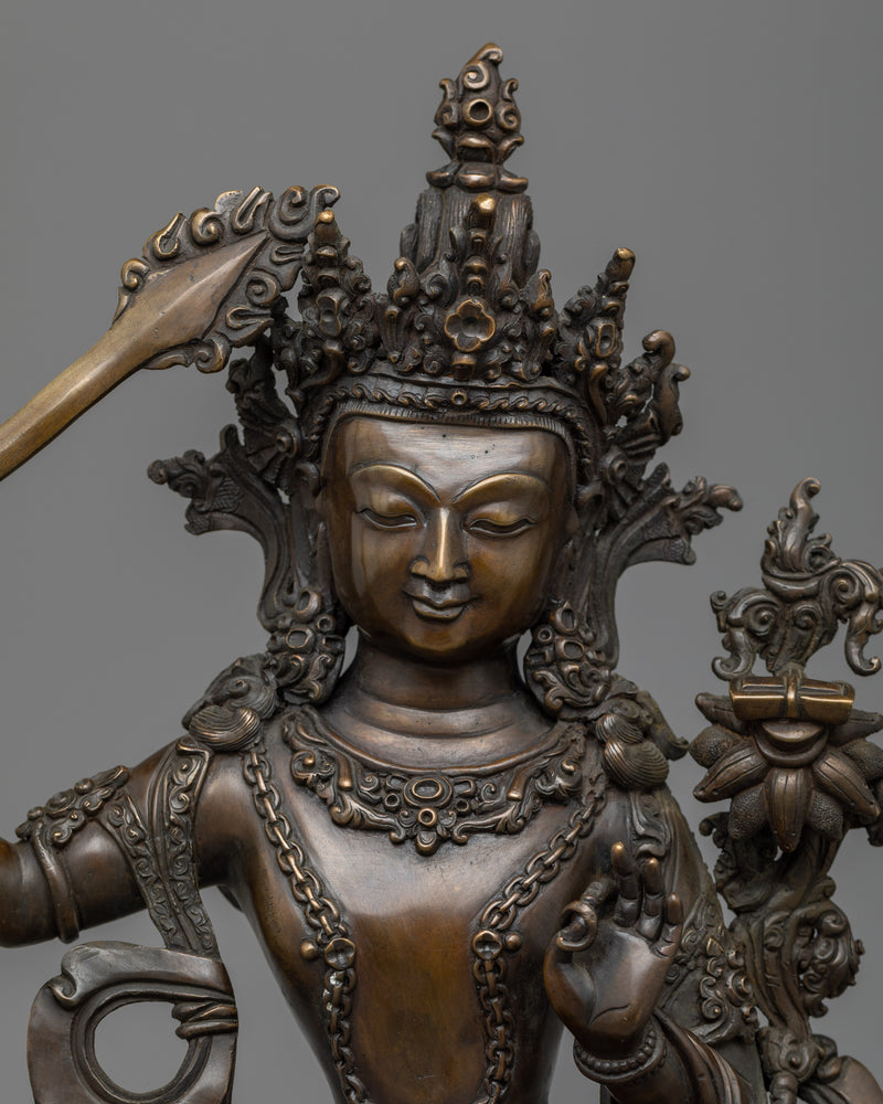 Manjushri The Buddha of Wisdom | Traditional Himalayan Art