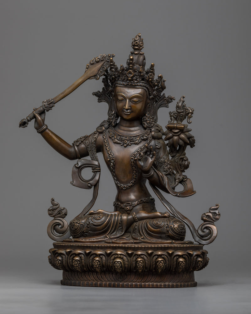Manjushri The Buddha of Wisdom | Traditional Himalayan Art