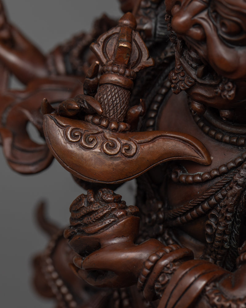 Six-Armed Mahakala Mantra | A Powerful Icon of Protection and Fierce Compassion