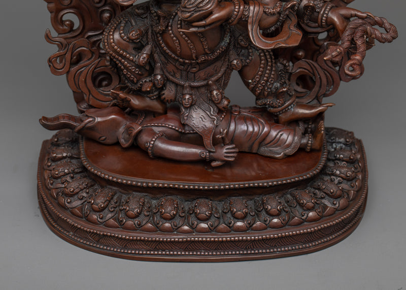 Six-Armed Mahakala Mantra | A Powerful Icon of Protection and Fierce Compassion