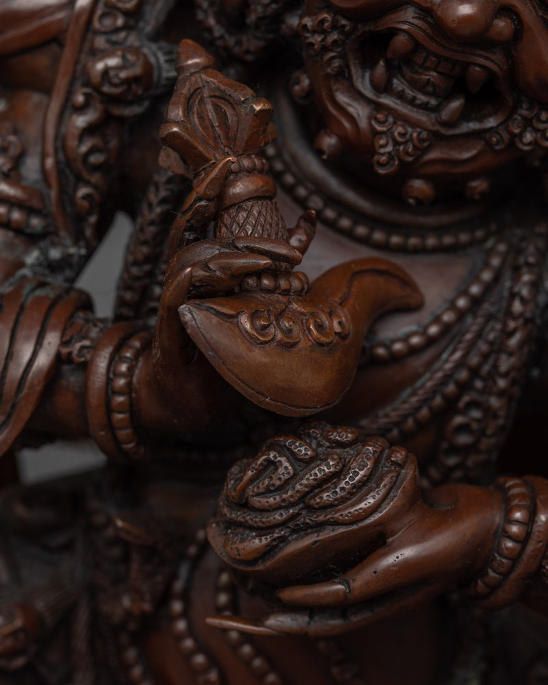 Six-Armed Mahakala Mantra | A Powerful Icon of Protection and Fierce Compassion