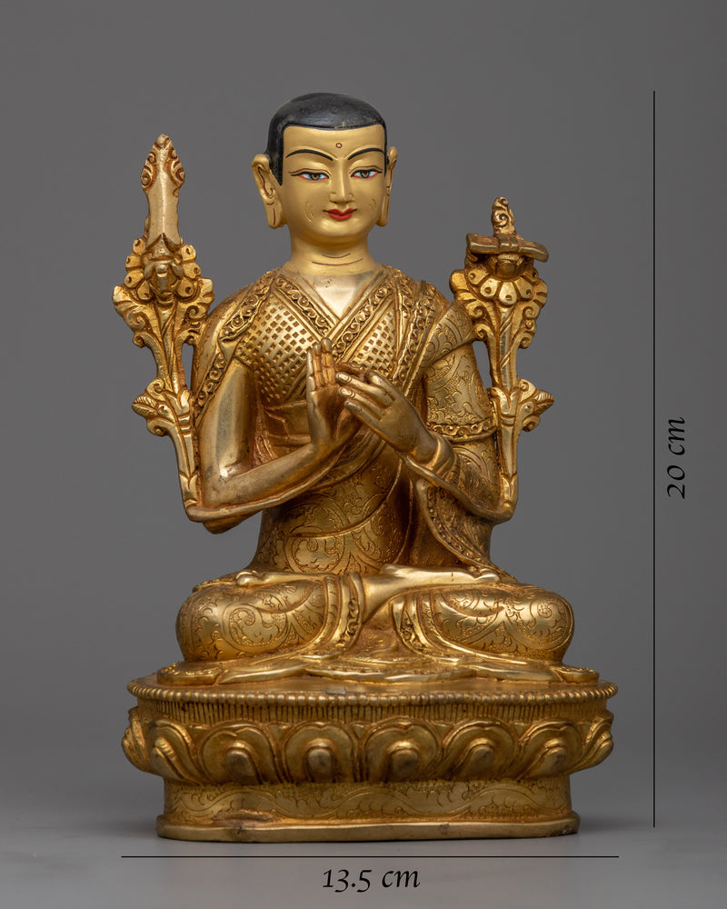 Lama Tsongkhapa Statue with Disciples | An Symbol of Spiritual Guidance and Wisdom
