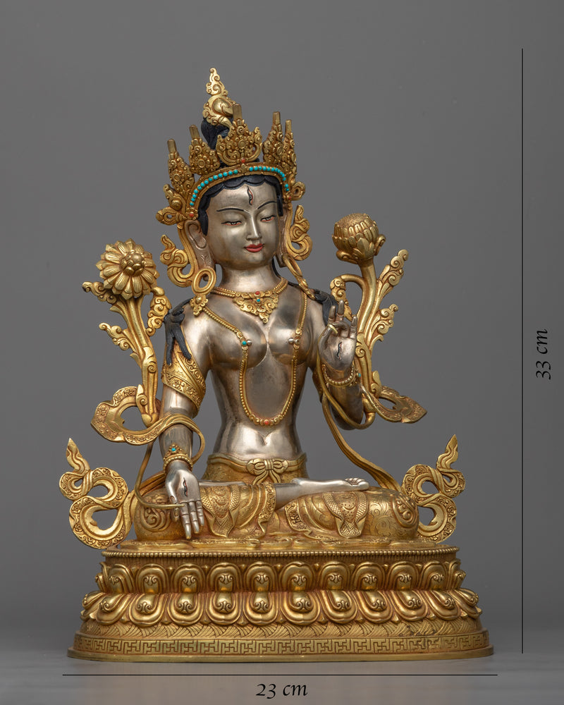 White Tara Statue buddhist | Usher in Compassion and Longevity