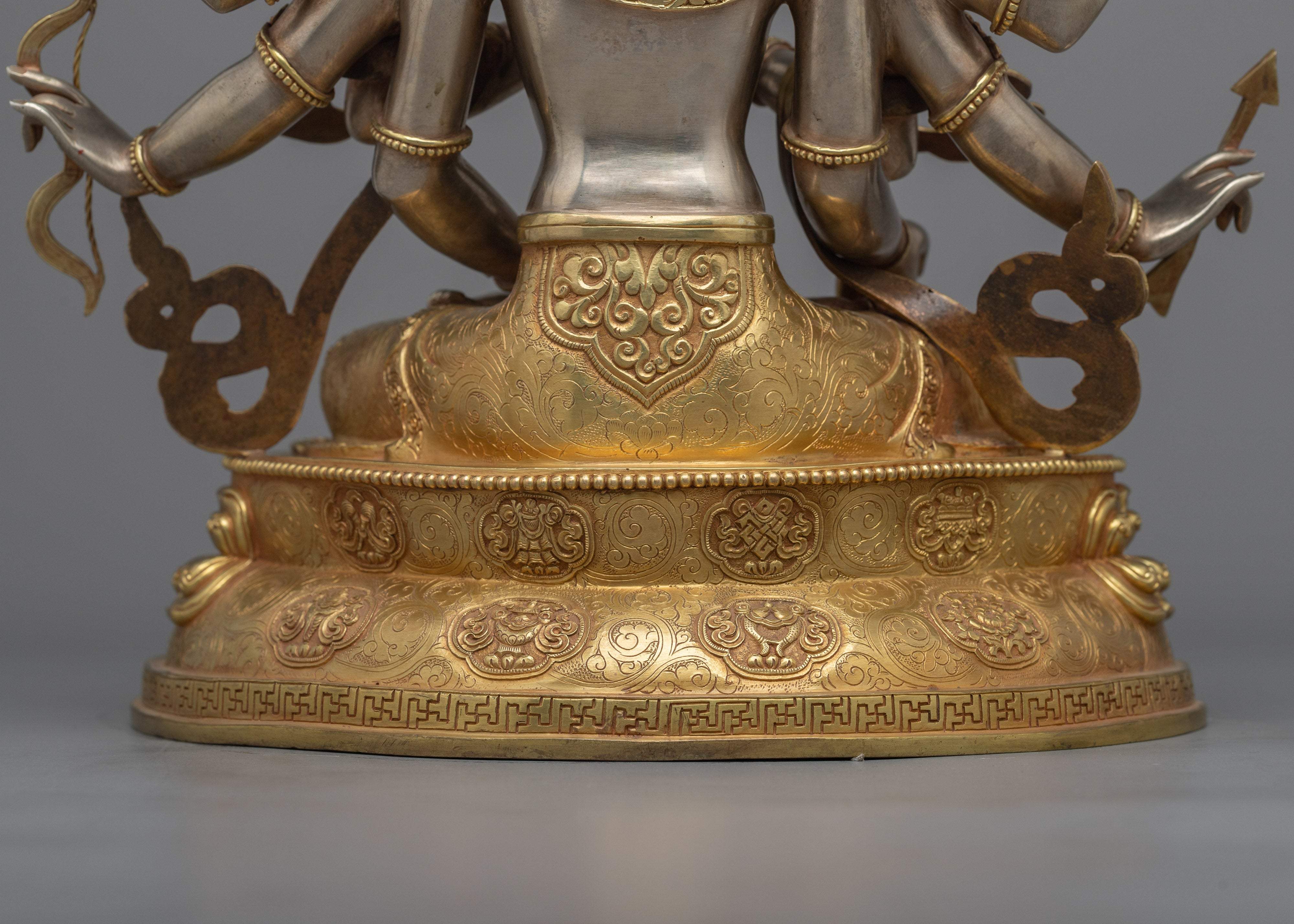 The Ushnishavijaya Namgyalma Pure Silver Statue | Embark on a Journey of Longevity