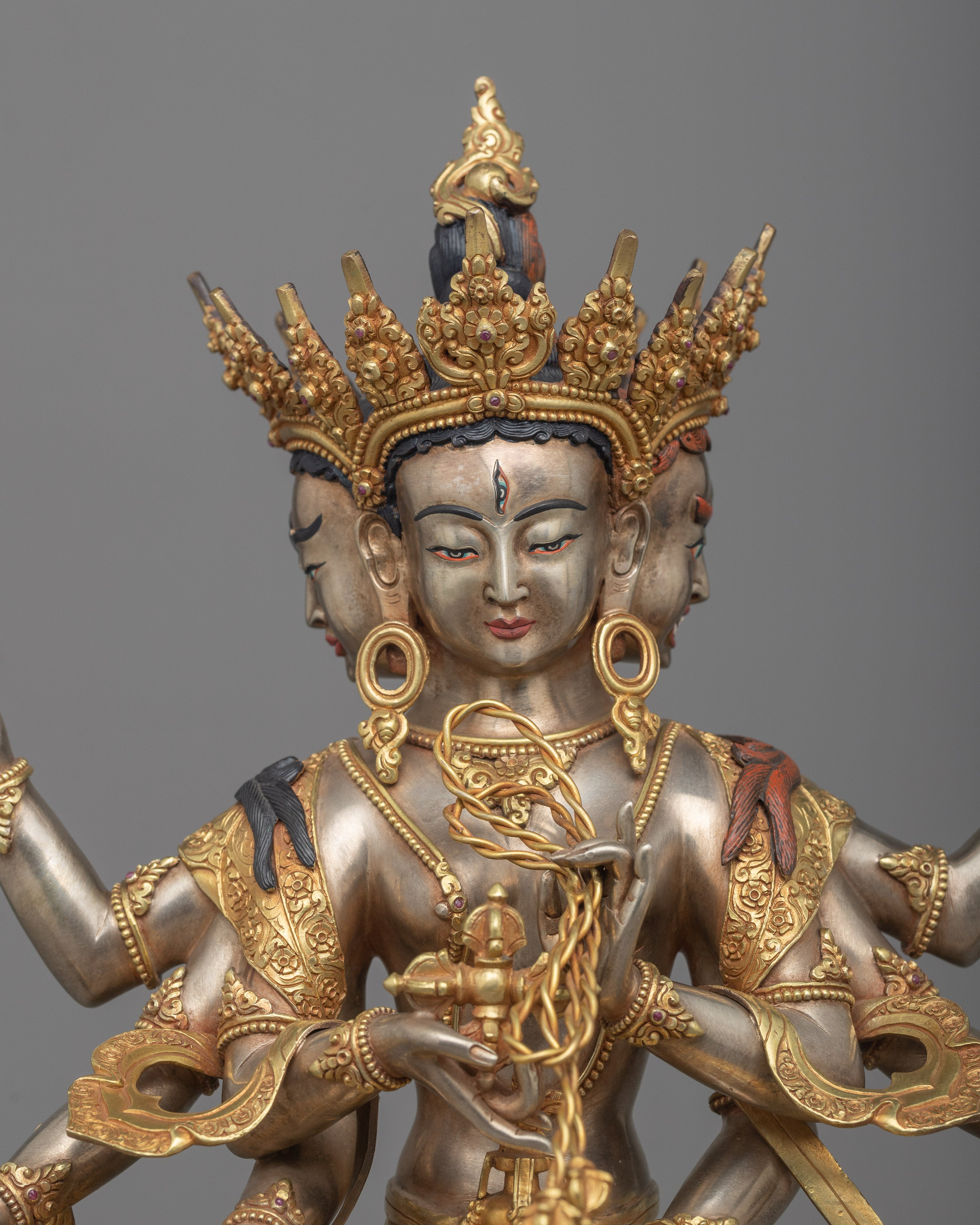 The Ushnishavijaya Namgyalma Pure Silver Statue | Embark on a Journey of Longevity