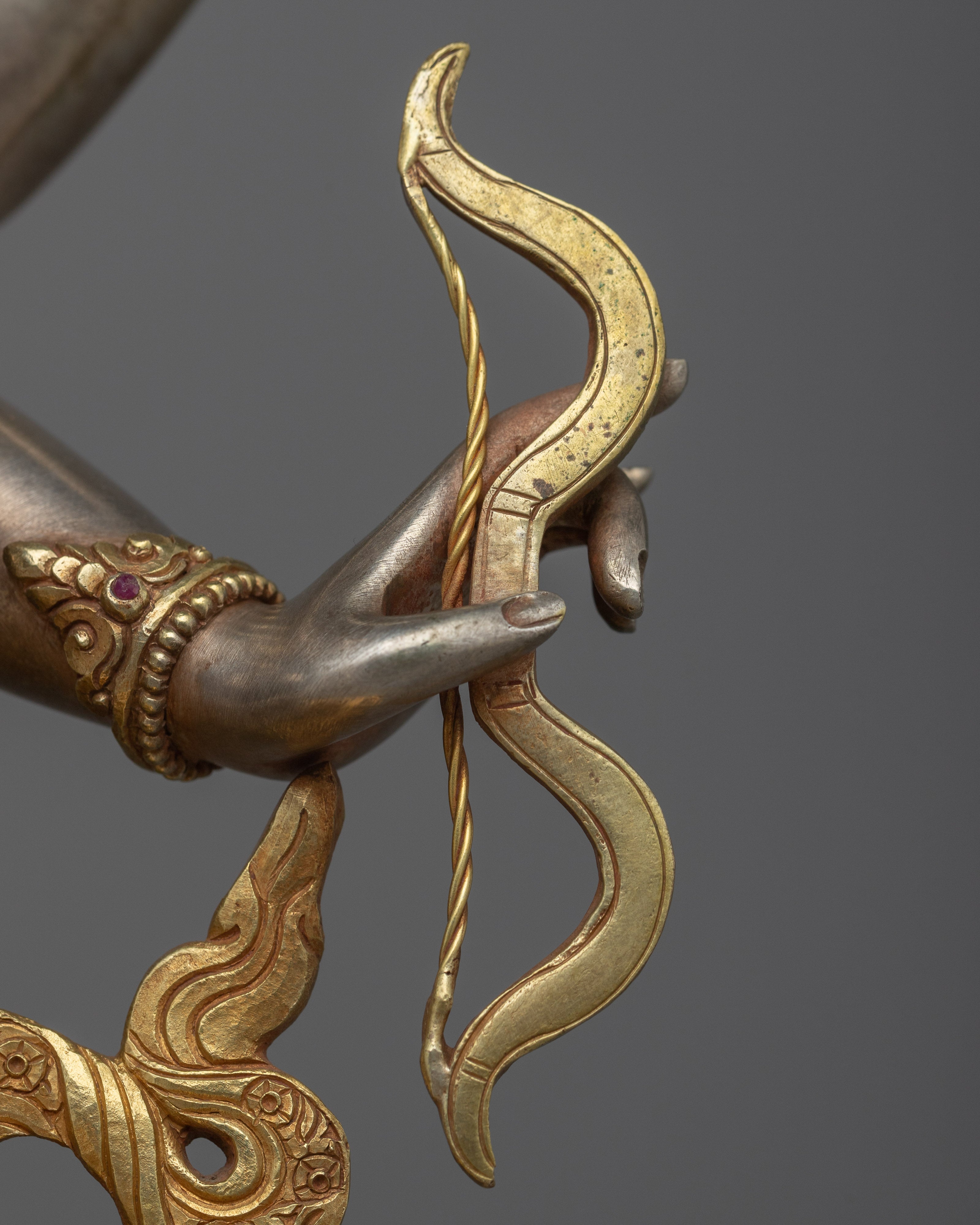 The Ushnishavijaya Namgyalma Pure Silver Statue | Embark on a Journey of Longevity