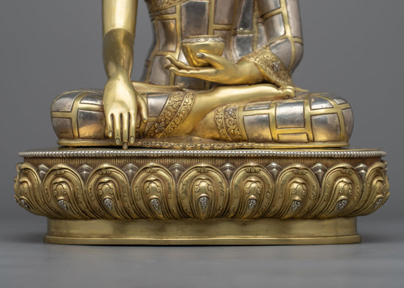 Gautama Buddha Real Silver Statue | Experience Tranquility
