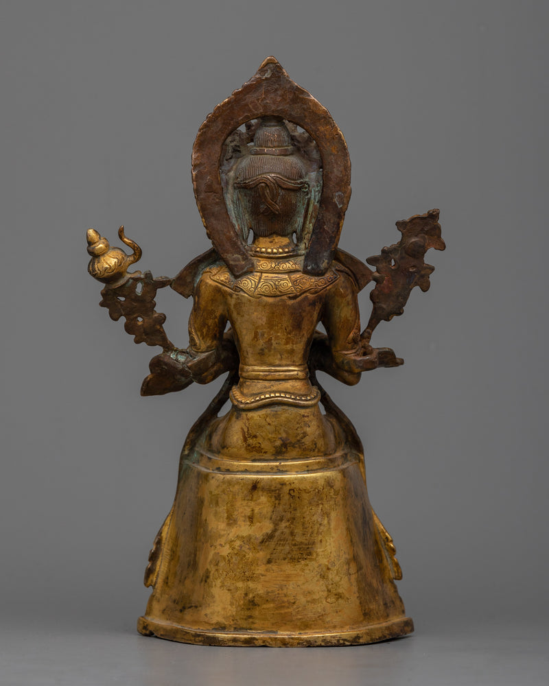 The Maitreya Buddha Tibetan Buddha Statue | Unveiling Tranquility