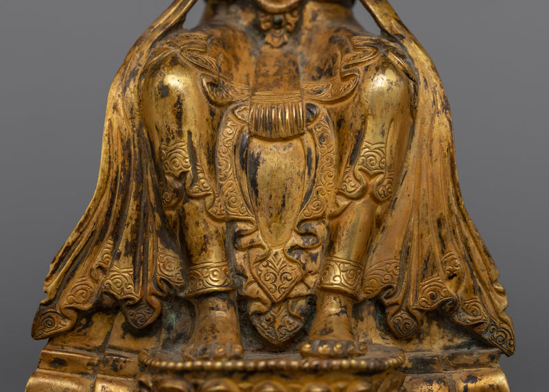 The Maitreya Buddha Tibetan Buddha Statue | Unveiling Tranquility