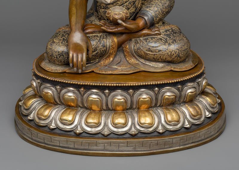 Unleash Tranquility with our Sitting Buddha Statue | The Shakyamuni Buddha Sculpture