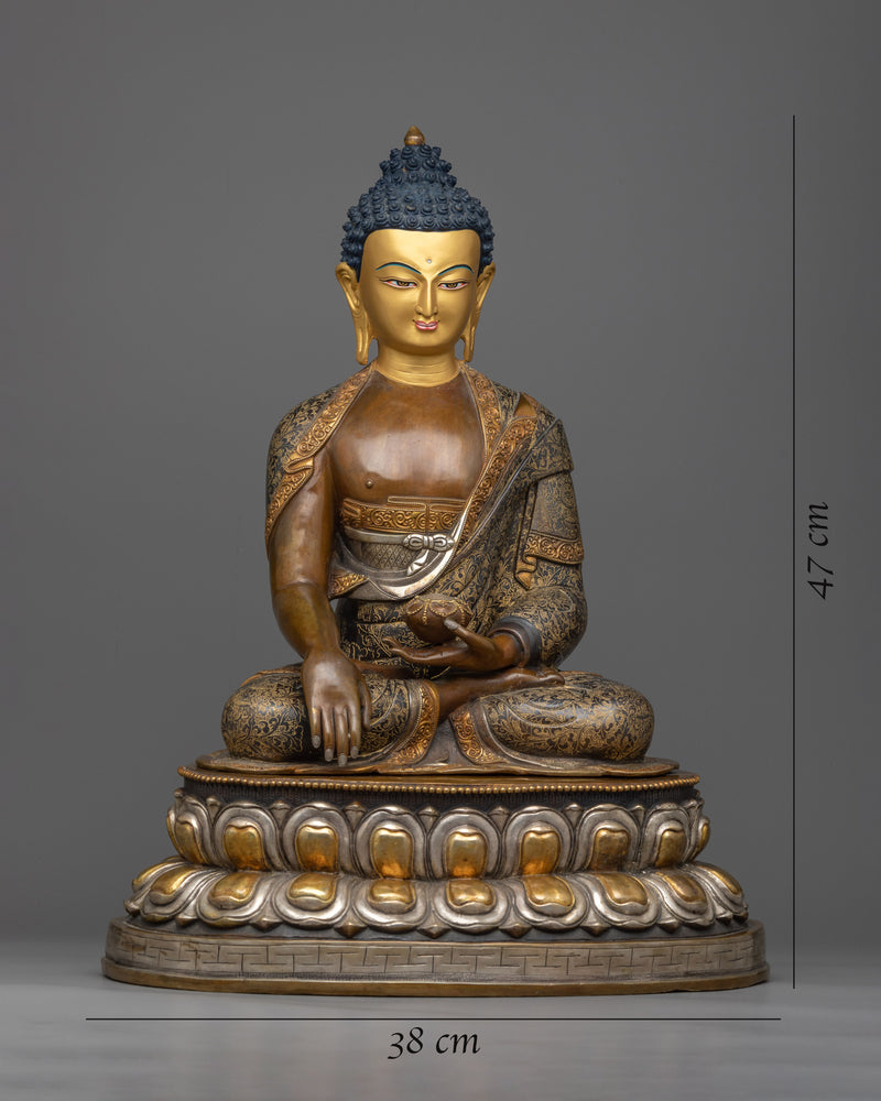 Unleash Tranquility with our Sitting Buddha Statue | The Shakyamuni Buddha Sculpture