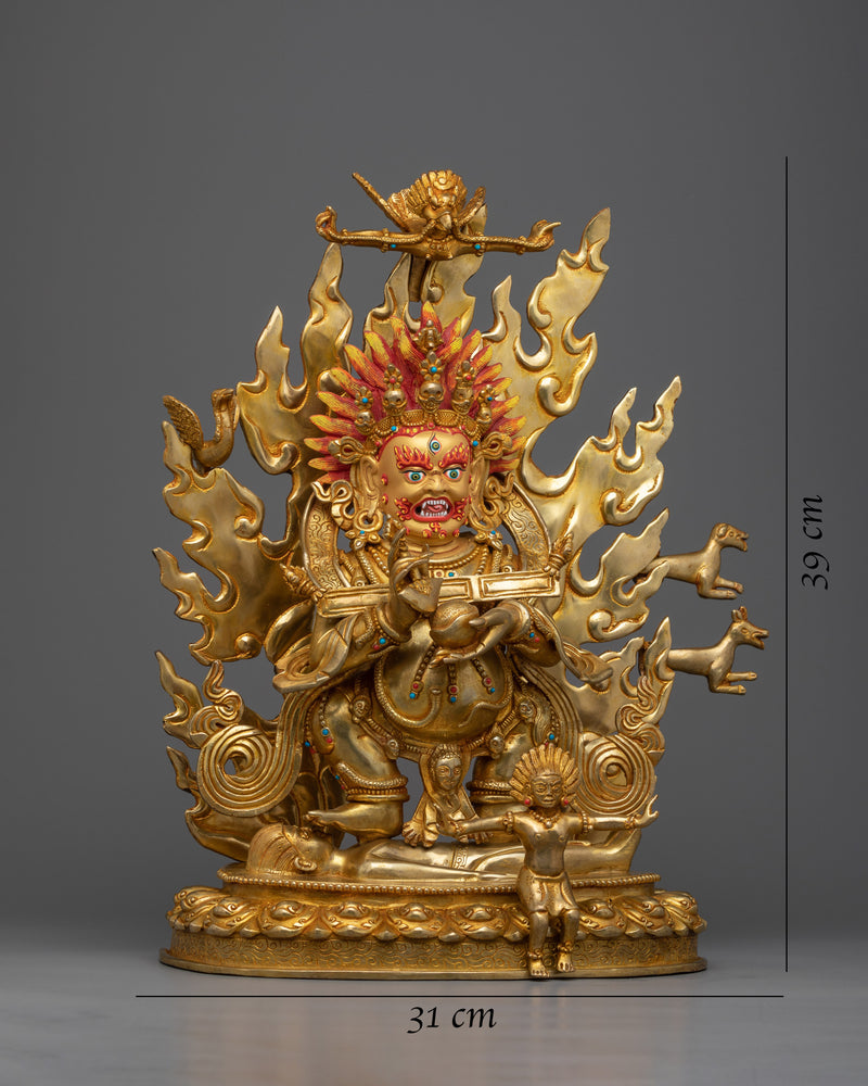 Sakya Mahakala Tibetan Buddha Statue | Elevate Your Space with our Sculpture