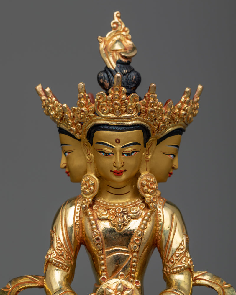 Vairocana Buddha Tibet Statue | Embrace Enlightenment with our Sculpture