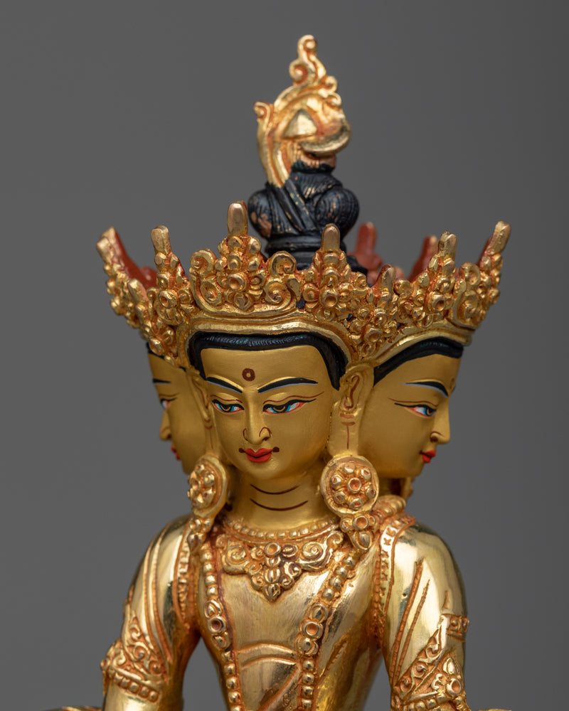 Vairocana Buddha Tibet Statue | Embrace Enlightenment with our Sculpture