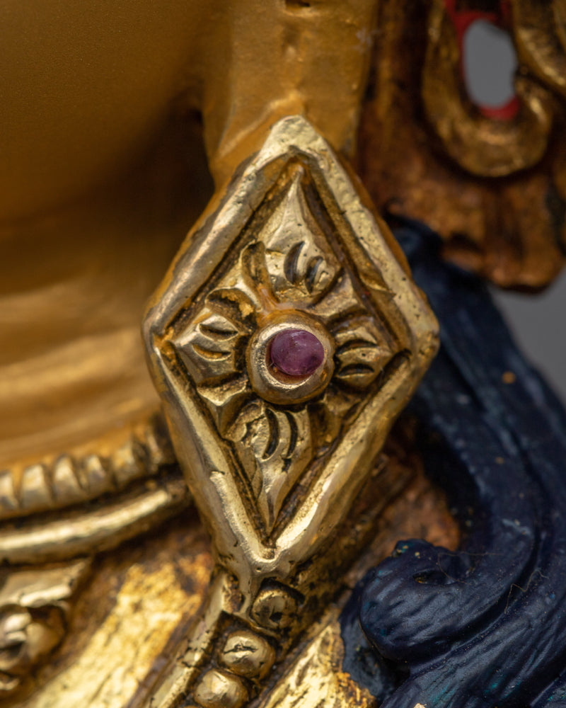 Manjushri Statue Tibetan Artwork | Himalayan Buddhist Art