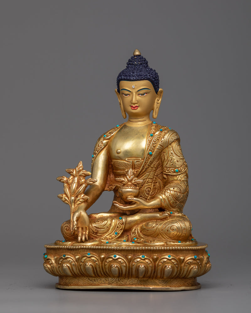 Experience Healing with our Blue Buddha Statue | Medicine Buddha Sculpture