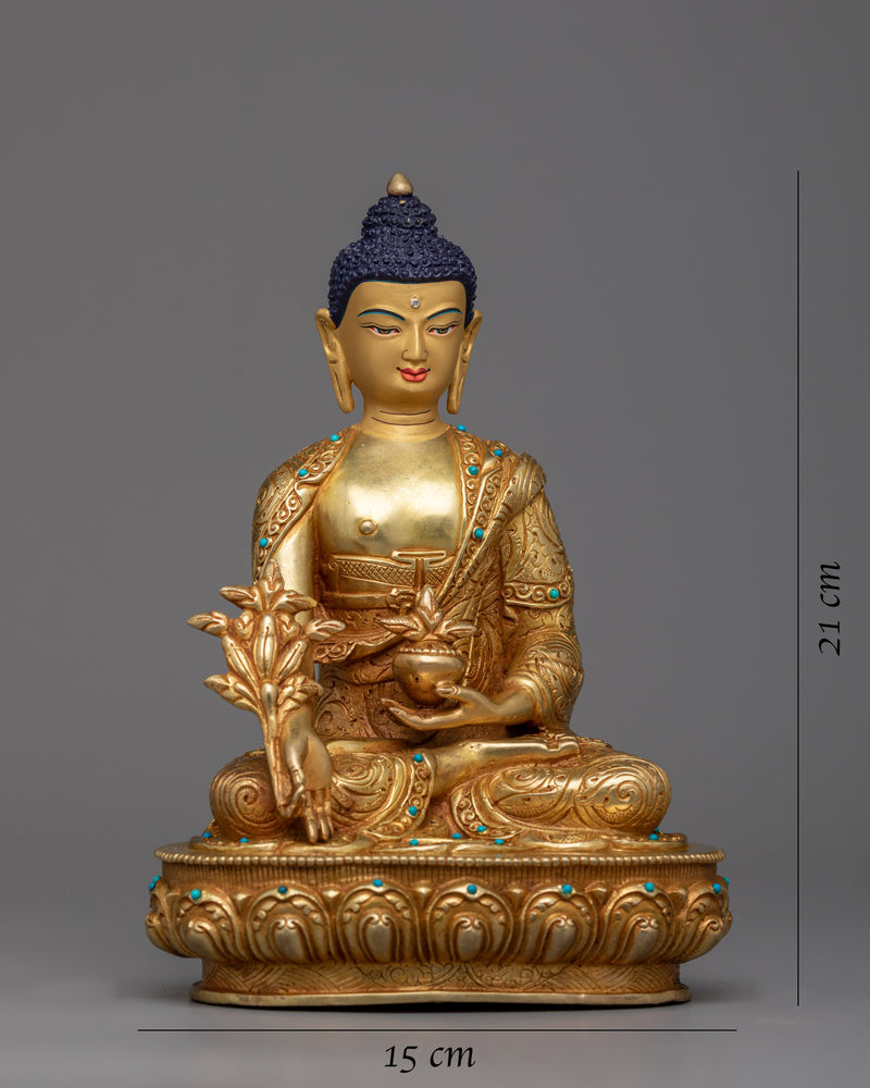 Experience Healing with our Blue Buddha Statue | Medicine Buddha Sculpture