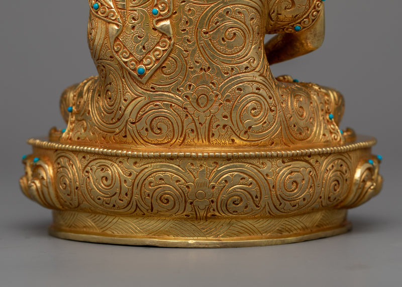 Elevate Your Sanctuary with our Three Buddha Set | Handcrafted Shakyamuni, Amitabha, and Medicine Buddha Sculptures