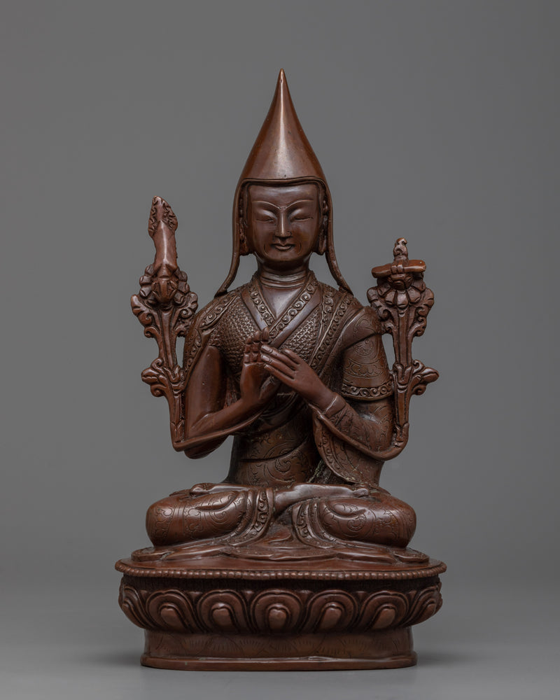 Je Tsongkhapa and Disciple Statue Set | Immerse in Enlightenment