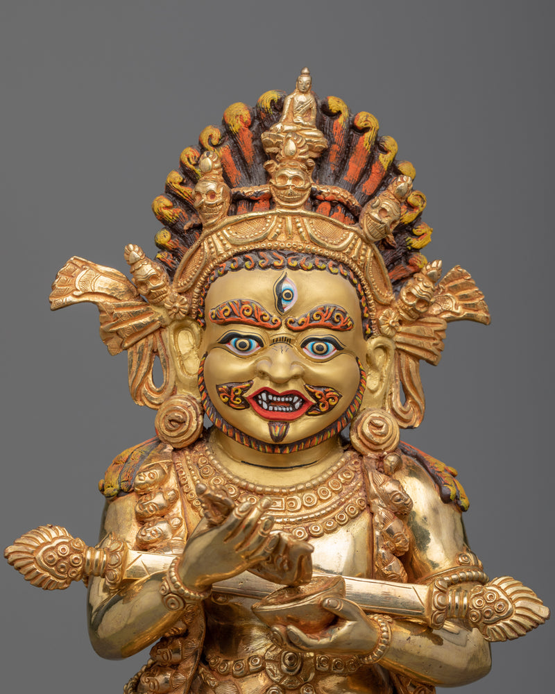 Sakya Mahakala Mantra Statue | Spiritual Power of Buddhism Protector Deity