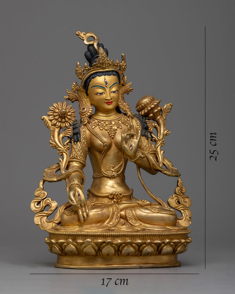 Discover Tranquility with Our Tara White Statue | Handcrafted Symbol of Compassion