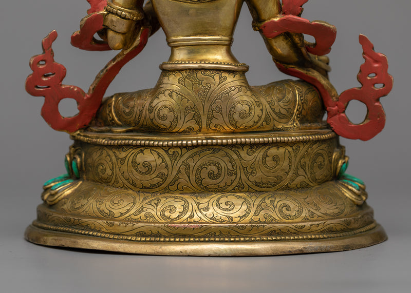 The Buddhist Goddess Statue of Compassion and Salvation | Mother Green Tara
