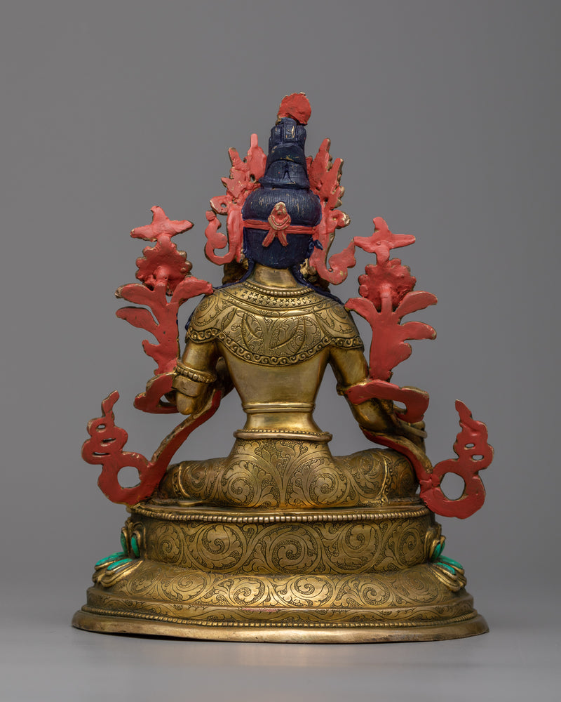 The Buddhist Goddess Statue of Compassion and Salvation | Mother Green Tara