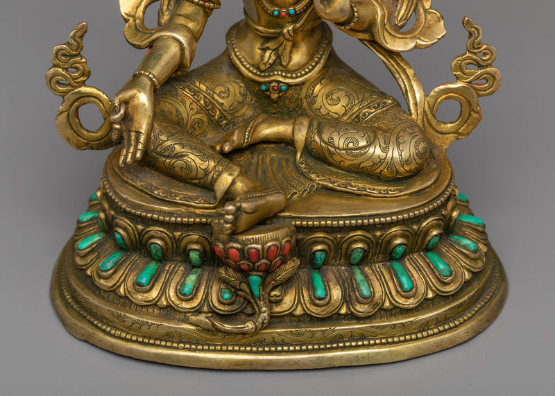 The Buddhist Goddess Statue of Compassion and Salvation | Mother Green Tara