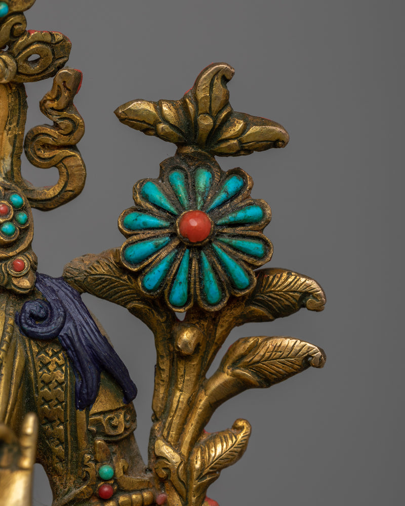 The Buddhist Goddess Statue of Compassion and Salvation | Mother Green Tara
