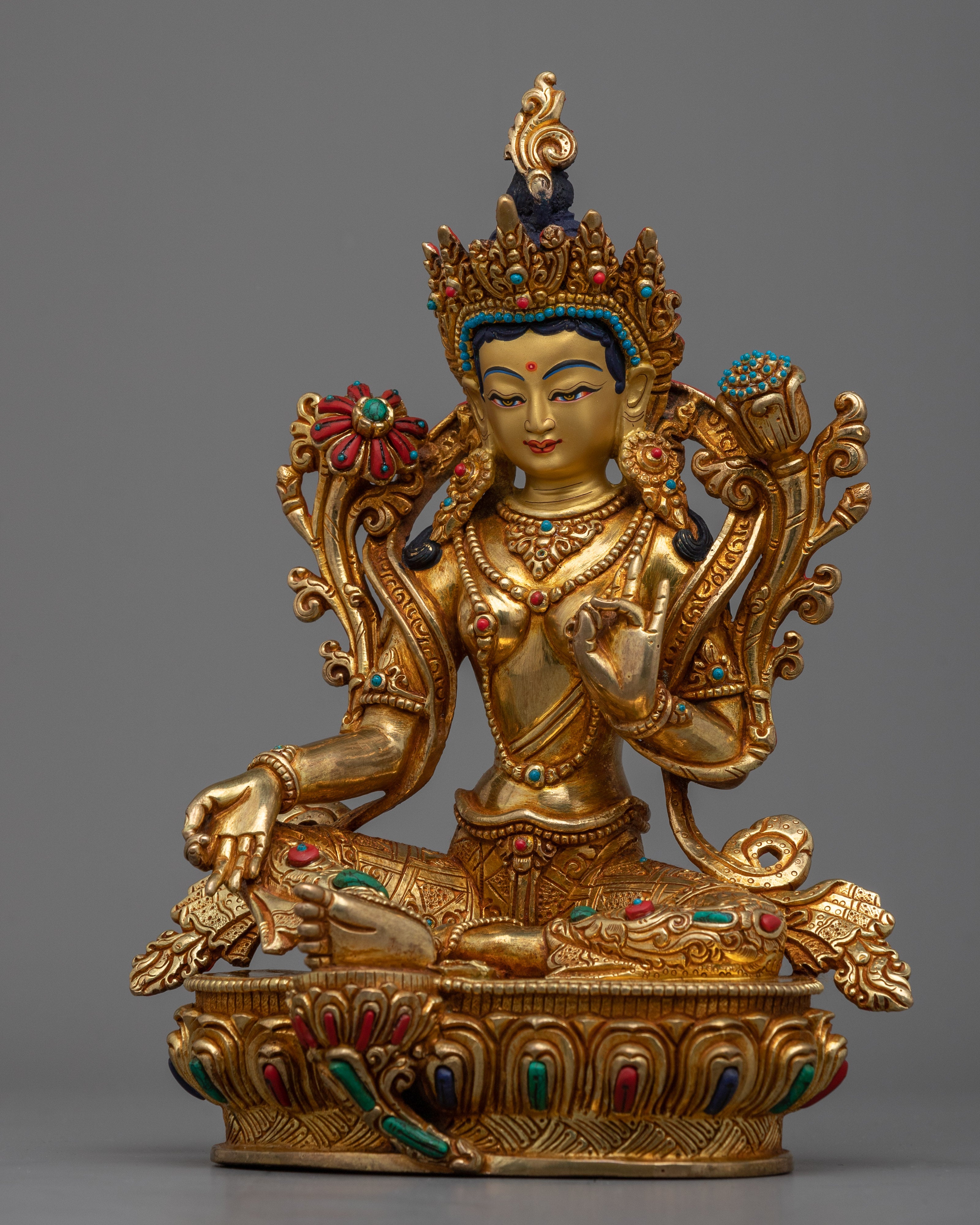 The Buddhist Goddess Tara Statue | Discover Serenity with our Green Tara