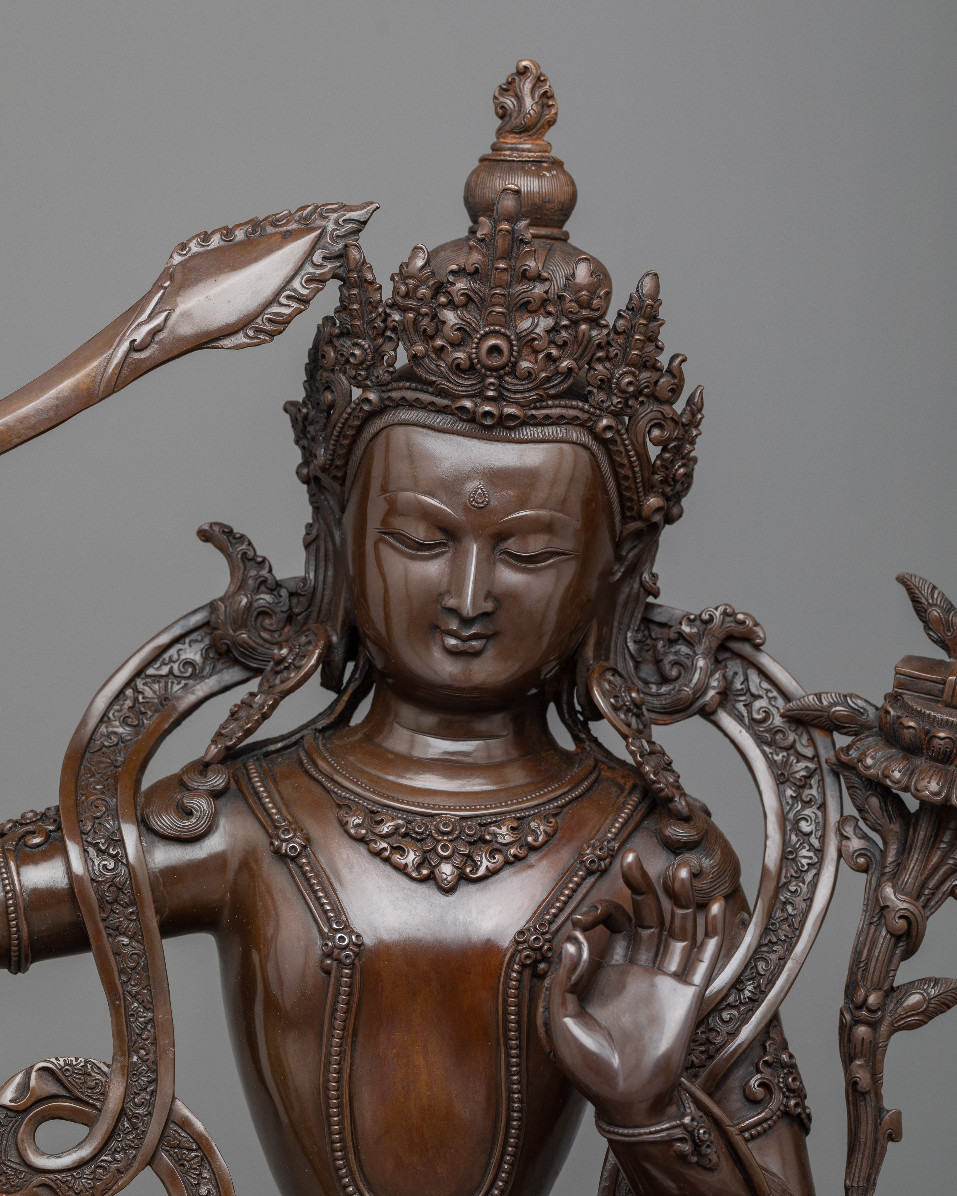 The God of Knowledge and wisdom Statue | Ignite Wisdom with our Manjushri